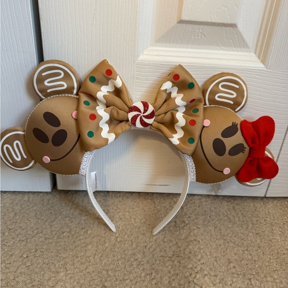 Gingerbread Mickey and Minnie ears by Magic Mouse ears - Picture 1 of 6